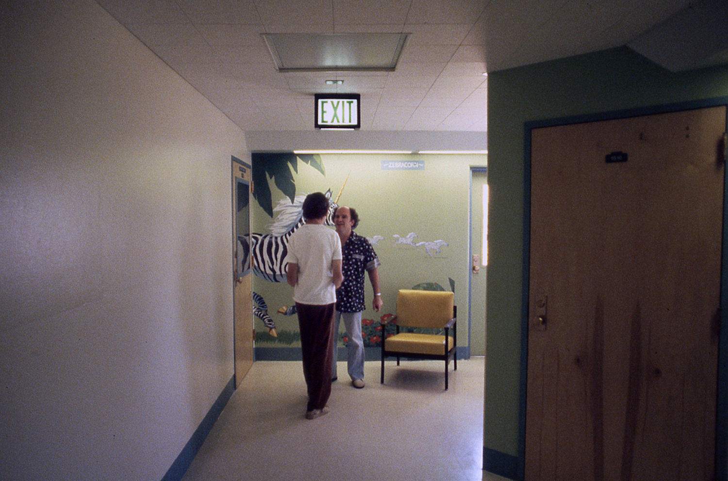 Vintage photos of art inside Napa State Hospital